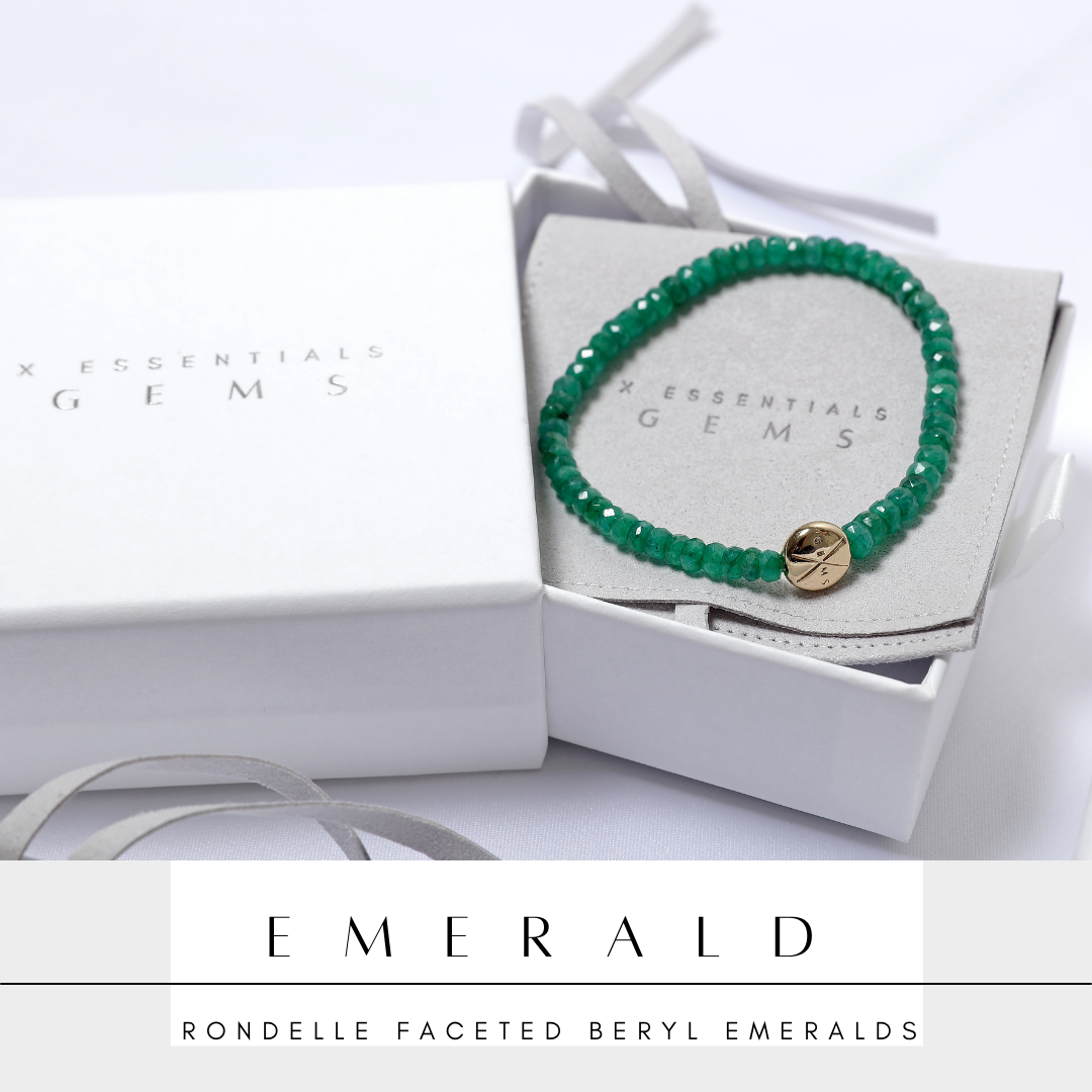 Emerald Gemstone Bracelet