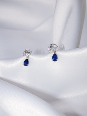 Diamond & Sapphire Earrings